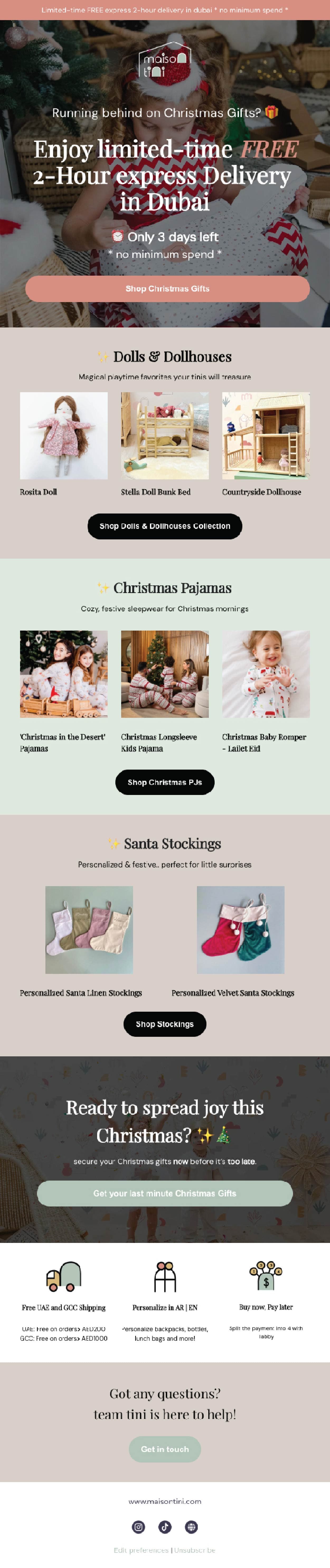 Emails portfolio preview